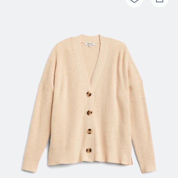 Madewell Ashley Mid Length Button Cardigan - Picture 1 of 6